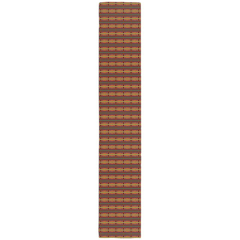 Kujichagulia Cotton Table Runner | Black History Home Decor