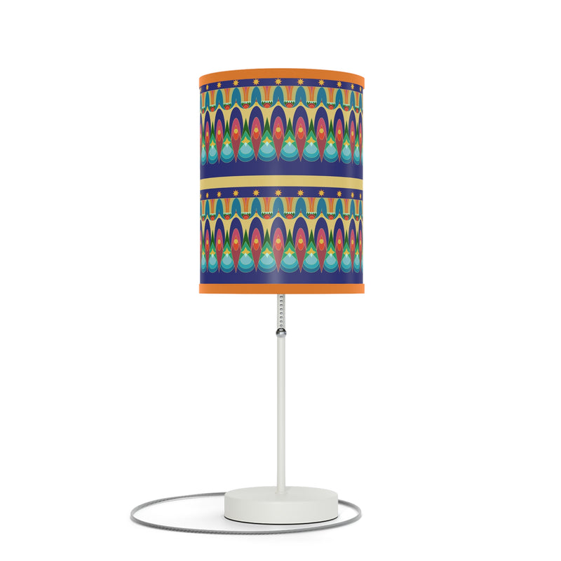 Our Sacred Temples Lamp on a Stand | Afrocentric Home Decor