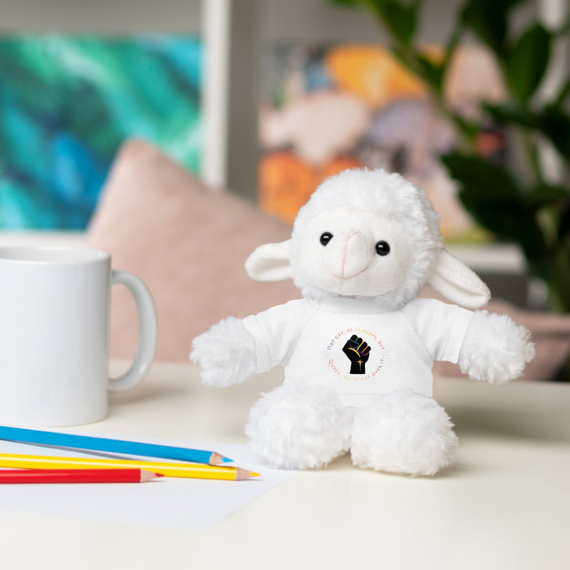 Get Used To It Stuffed Animal | Queer Pride Decor