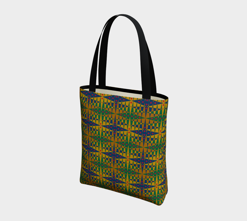 Pitti Pat To Market Tote Bag | Afrocentric Shopping Bag