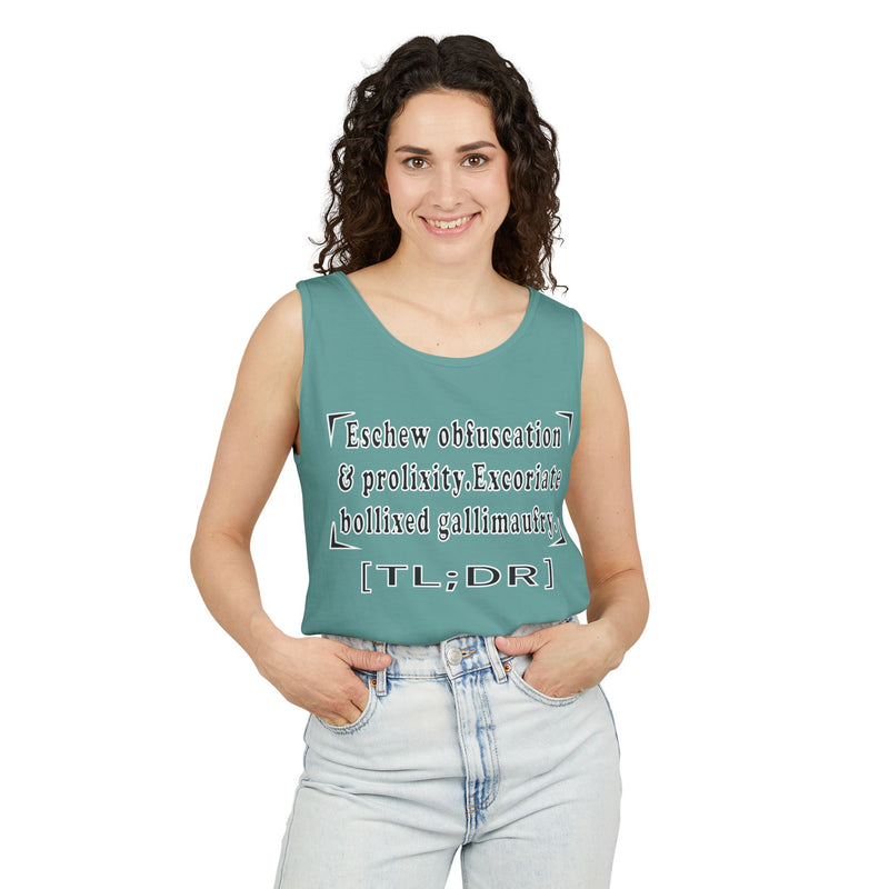 [TL;DR] Tank Top | Black Queer Affirmation