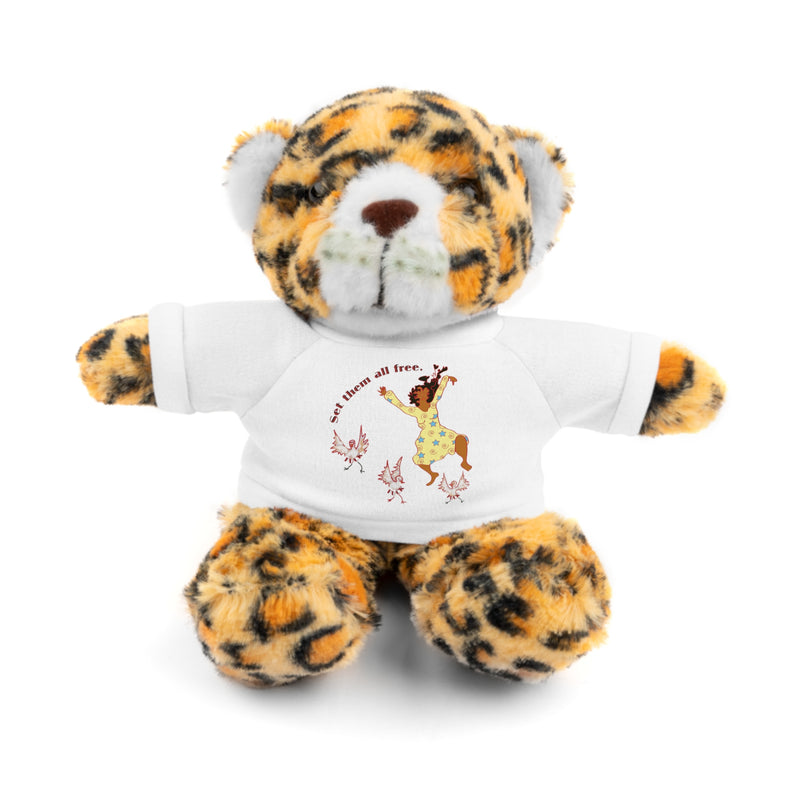 Set Em All Free Stuffed Animal | Black Liberation Decor
