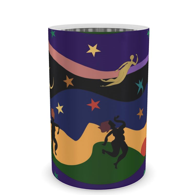 Autumn Dancers Wine Bottle Cooler | Black Joy & Queer Art