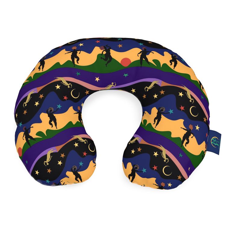 Autumn Dancers Neck Pillow | Black Heritage & Queer Joy