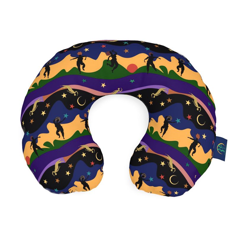 Autumn Dancers Neck Pillow | Black Heritage & Queer Joy