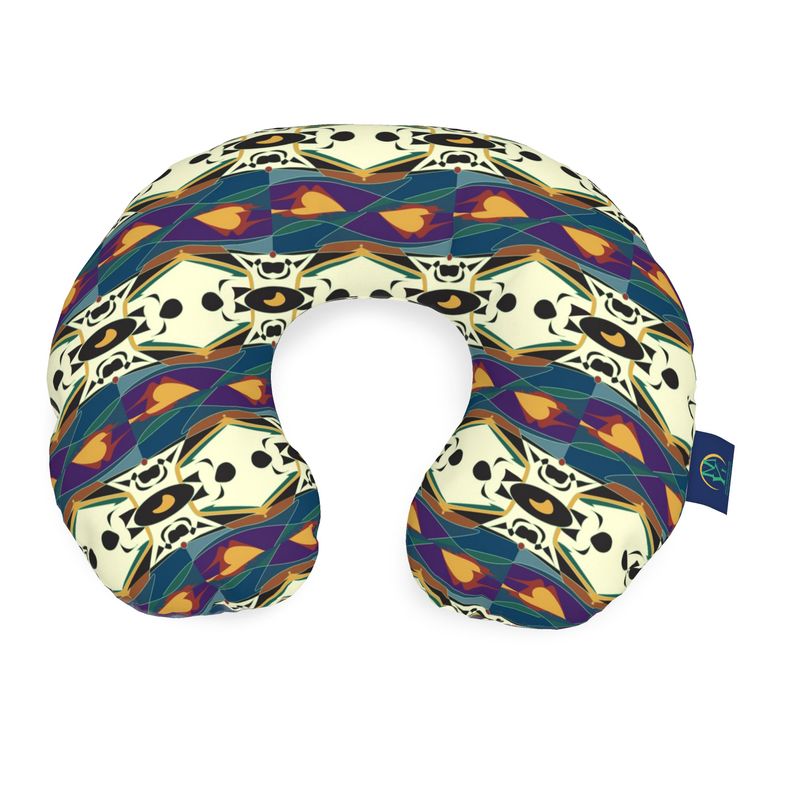 Spider Granma's Love Village Neck Pillow | Afrocentric Travel Decor