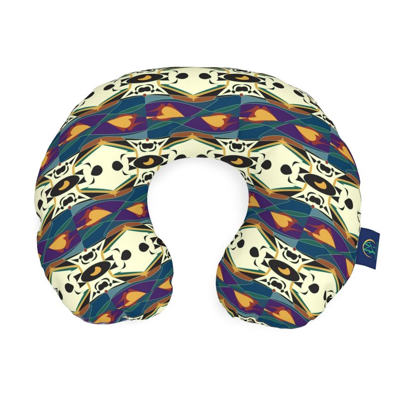Spider Granma's Love Village Neck Pillow | Afrocentric Travel Decor