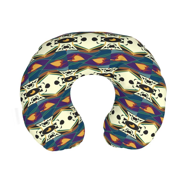 Spider Granma's Love Village Neck Pillow | Afrocentric Travel Decor