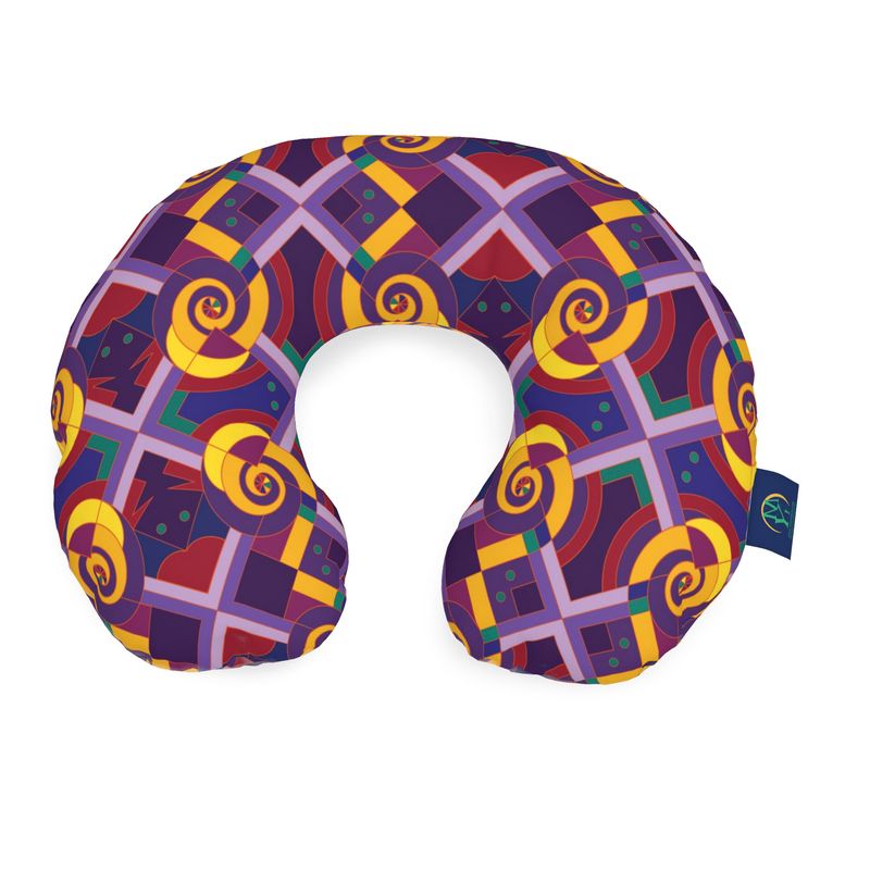 Yansa Gathers Neck Pillow | Black Travel Accessories