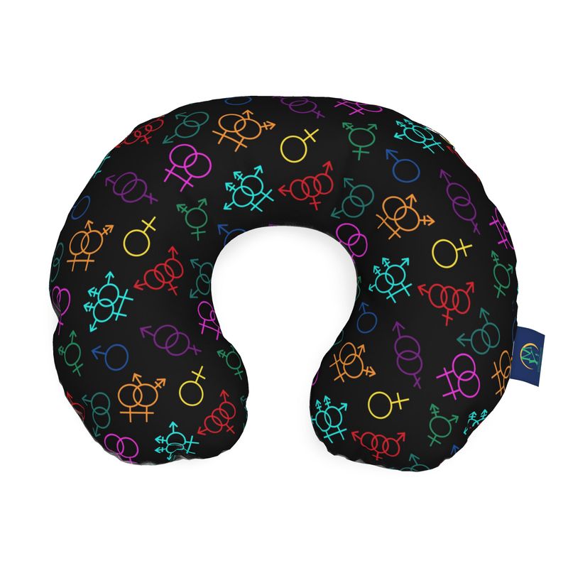 Come As You Are Neck Pillow | Queer Art & Black Pride