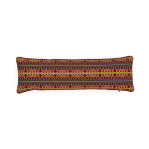 Kujichagulia Bolster Cushion | Black Self-Determination Art