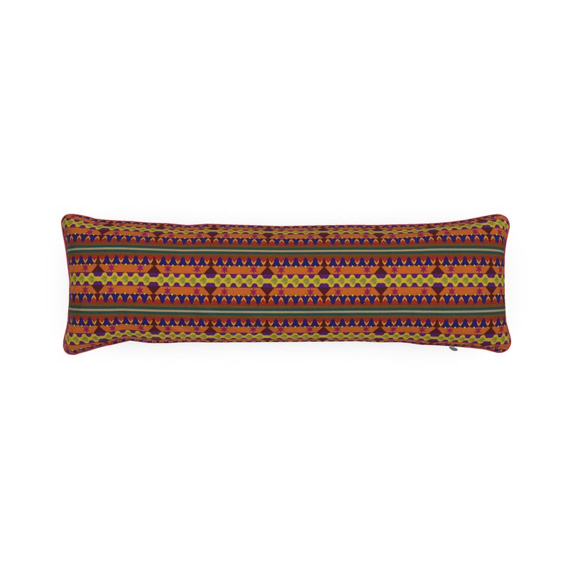 Kujichagulia Bolster Cushion | Black Self-Determination Art