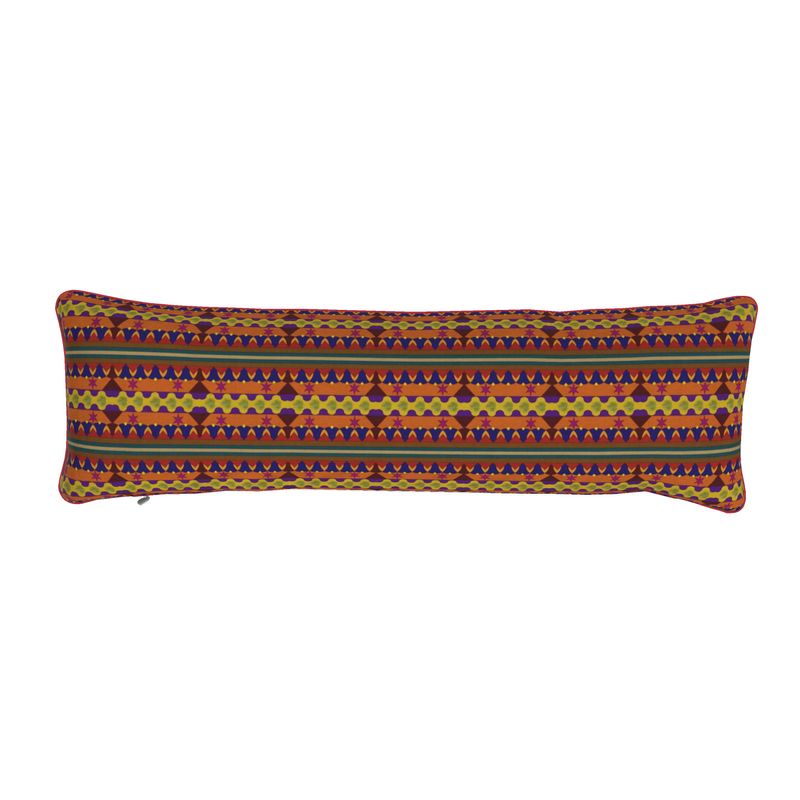 Kujichagulia Bolster Cushion | Black Self-Determination Art