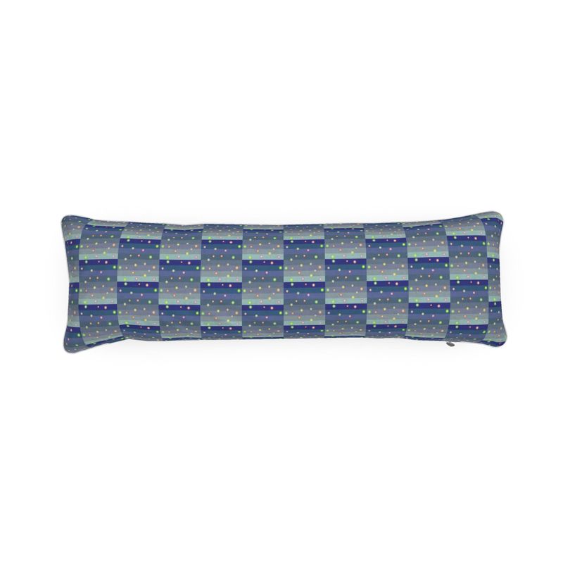Winter Star Basket Bolster Cushion | Black Queer Art