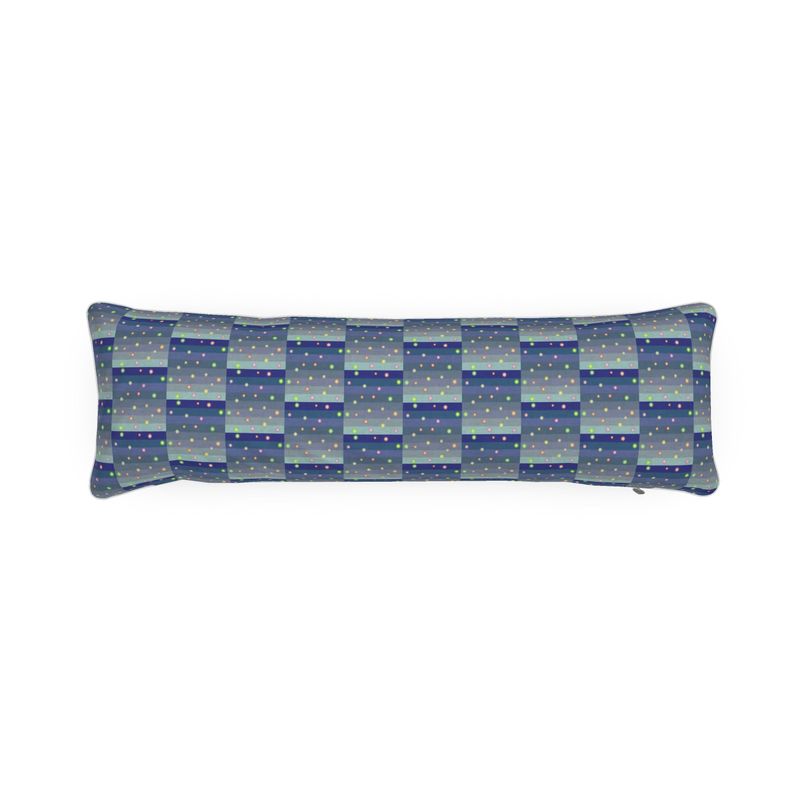 Winter Star Basket Bolster Cushion | Black Queer Art