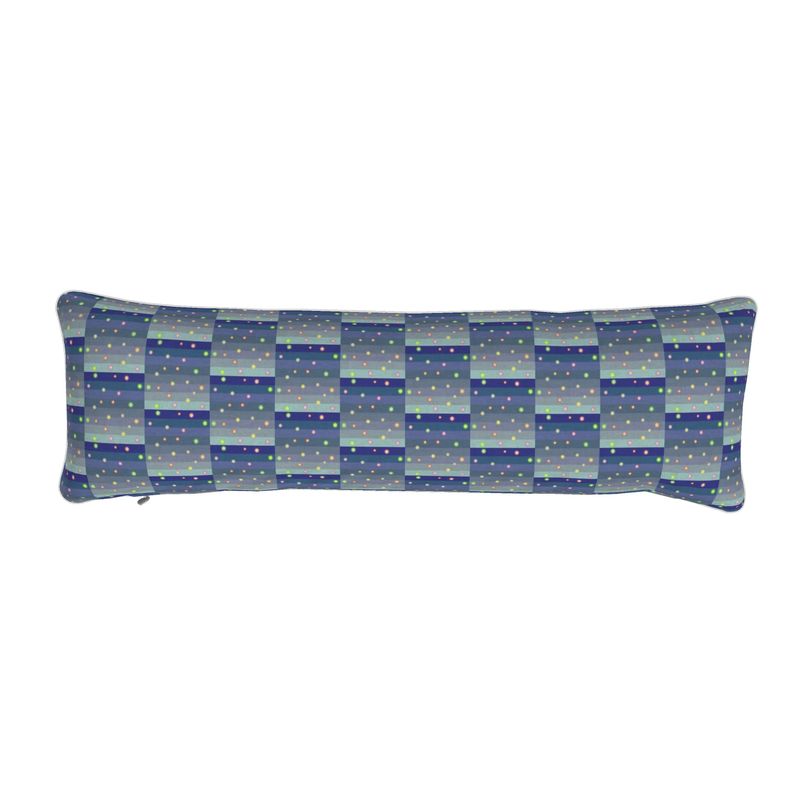 Winter Star Basket Bolster Cushion | Black Queer Art