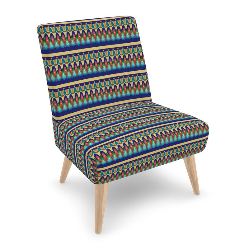 Our Sacred Temples Occasional Chair | Afrocentric Home Decor
