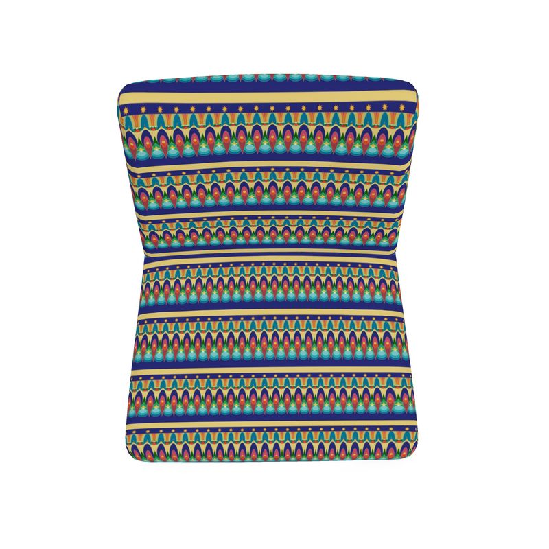 Our Sacred Temples Occasional Chair | Afrocentric Home Decor