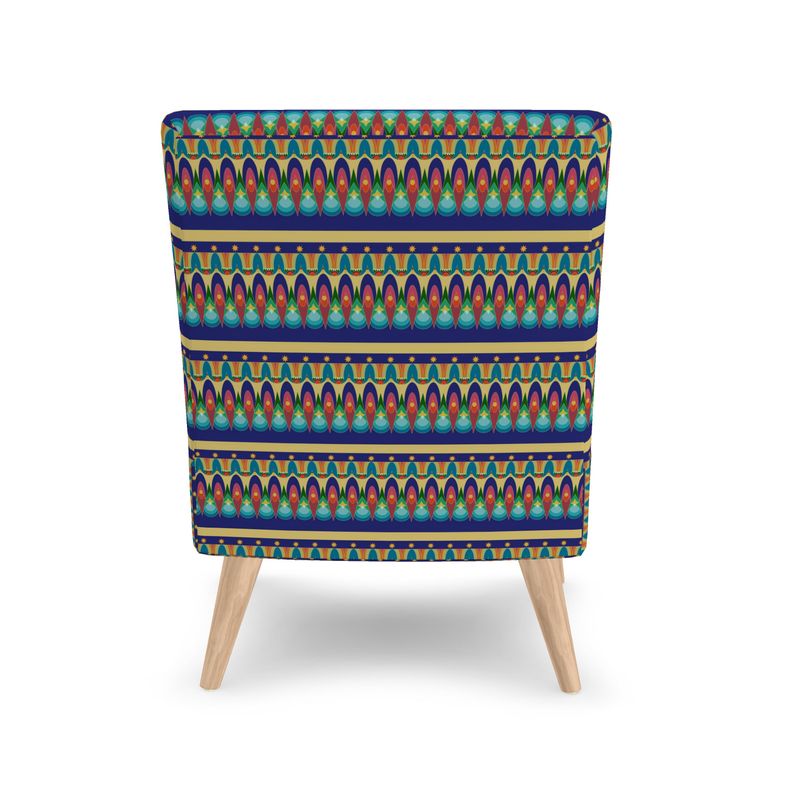 Our Sacred Temples Occasional Chair | Afrocentric Home Decor