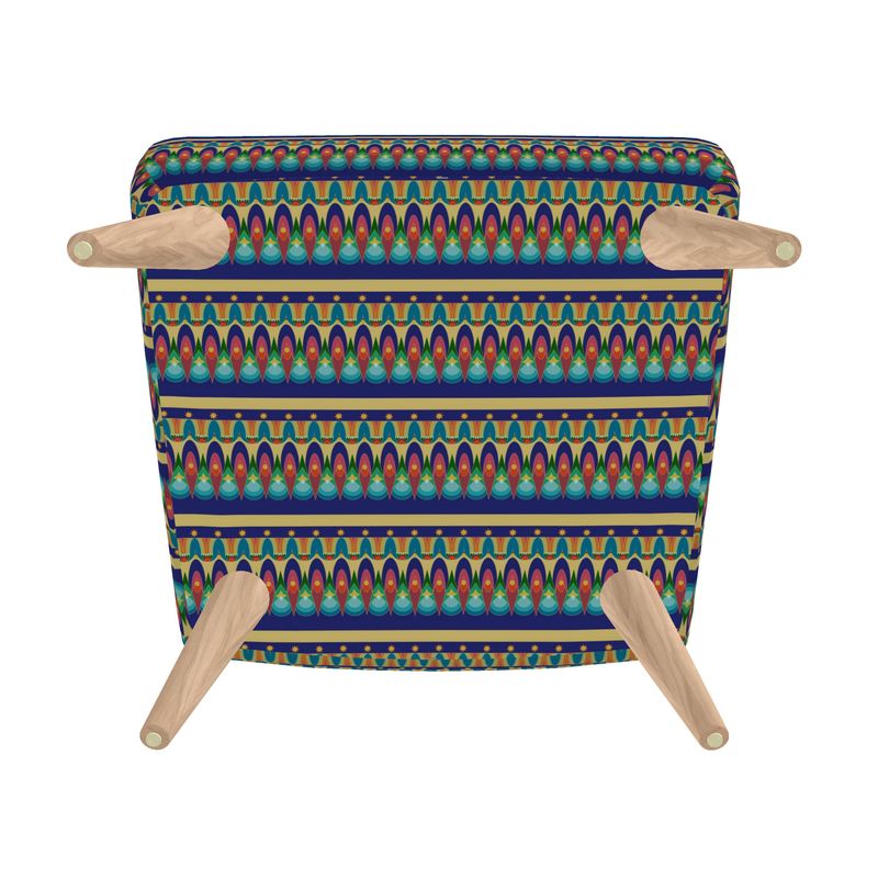 Our Sacred Temples Occasional Chair | Afrocentric Home Decor