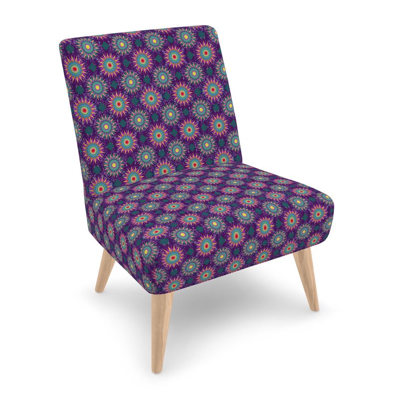 Bonfire Night Occasional Chair | Black Queer Art Decor