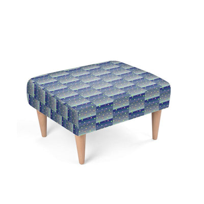 Winter Star Basket Footstool | Black & Queer Home Decor