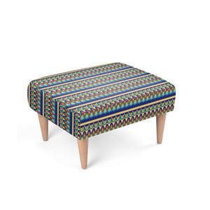 Our Sacred Temples Footstool | Afrocentric Home Decor