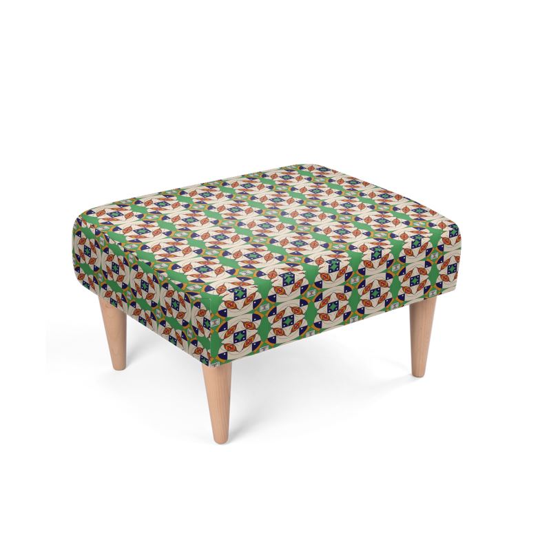 Umoja Footstool | Afrocentric Home Decor