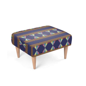 Vibing On The Wavelength Footstool | Queer Art & Black Pride Decor