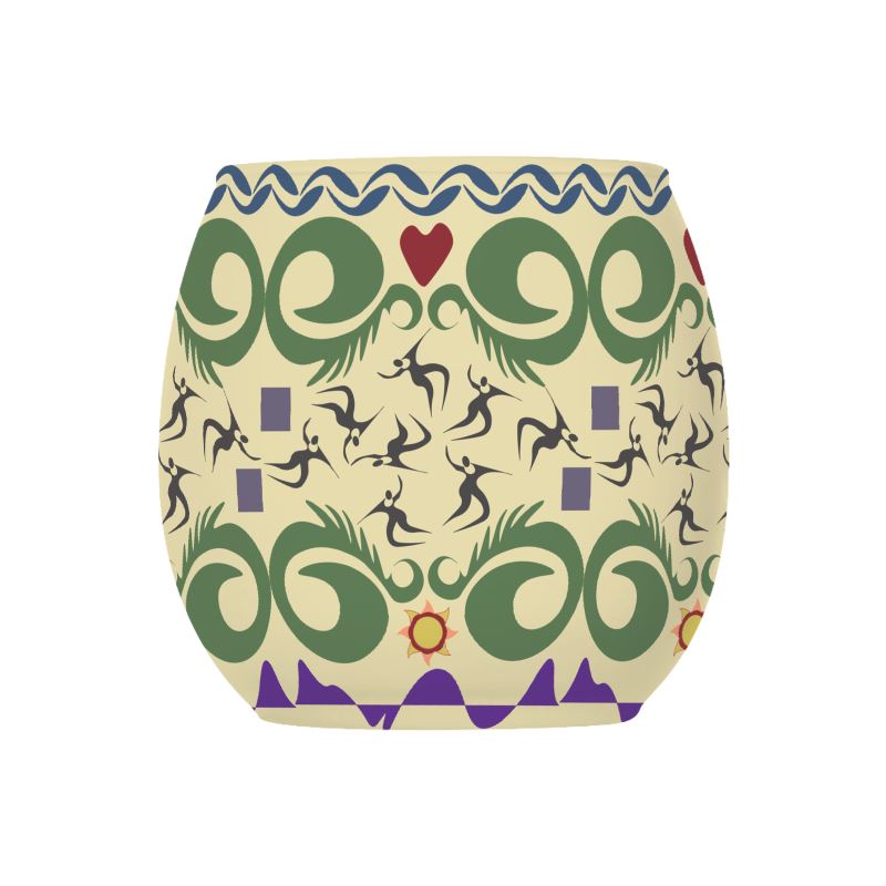 Cave Songs Glass Tealight Candle Holder | Black Queer Art