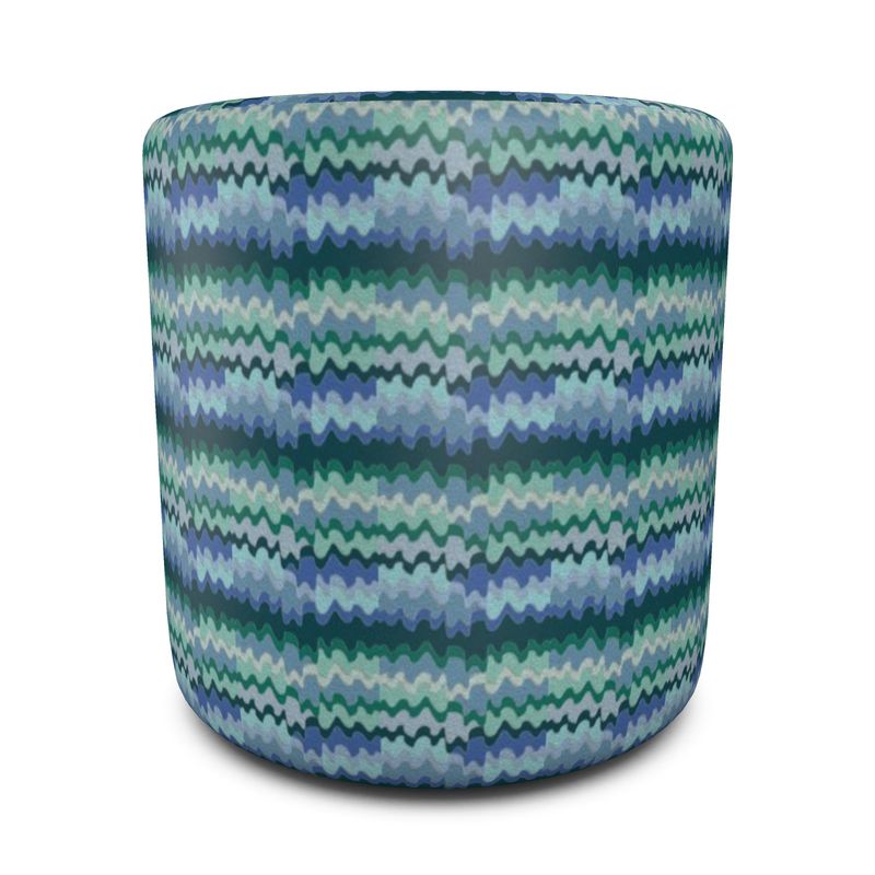 Afro-Atlantics Sing Pouffe Round | Black Culture Decor