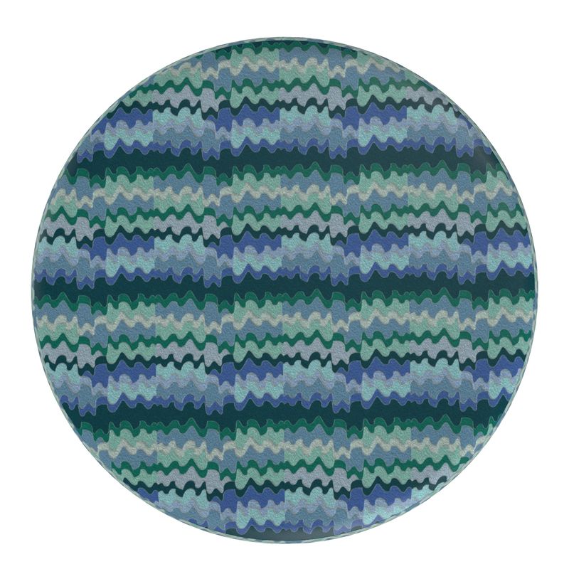 Afro-Atlantics Sing Pouffe Round | Black Culture Decor