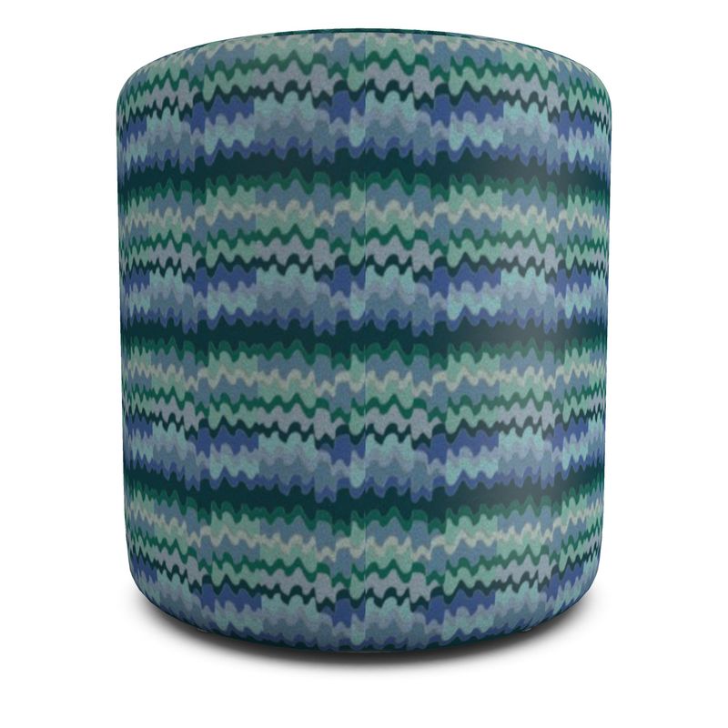 Afro-Atlantics Sing Pouffe Round | Black Culture Decor