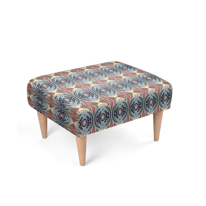 Exit The Cosmic Egg Footstool | Black Queer Art
