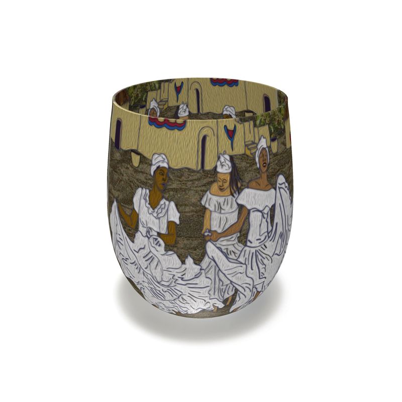Celebration For Wombed Ones Water Glass | Black Queer Art