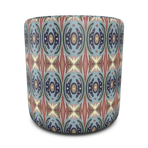Exit The Cosmic Egg Pouffe Round | Queer Art Decor