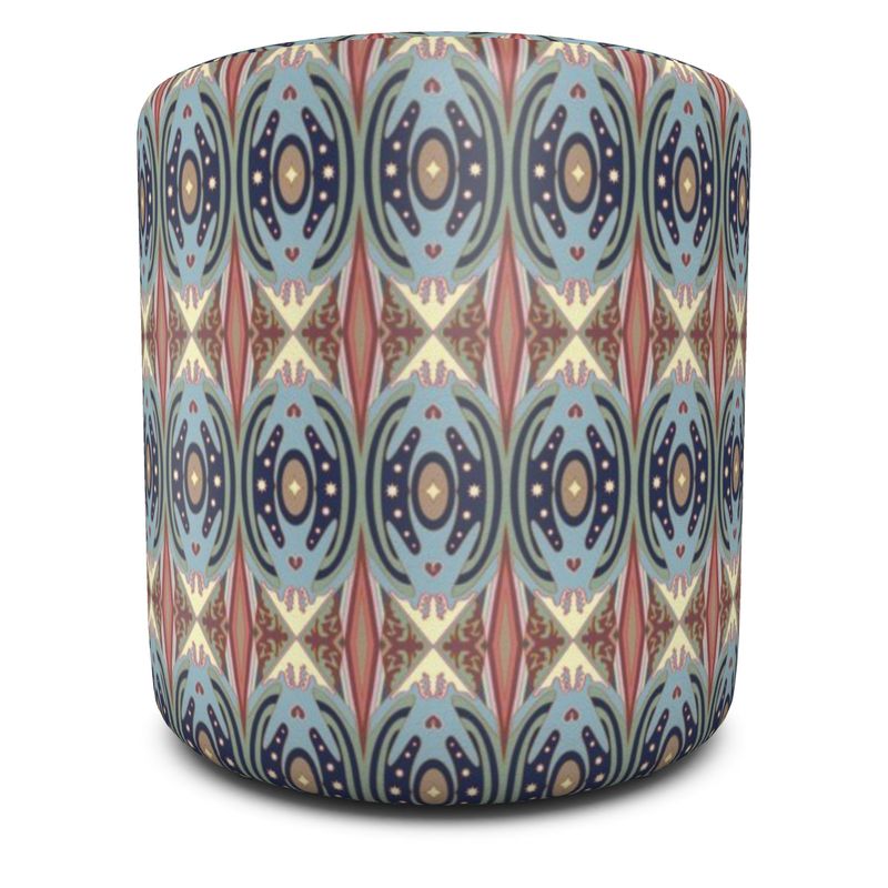 Exit The Cosmic Egg Pouffe Round | Queer Art Decor