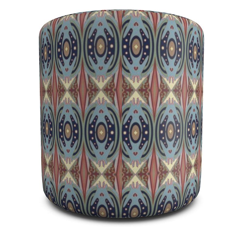 Exit The Cosmic Egg Pouffe Round | Queer Art Decor