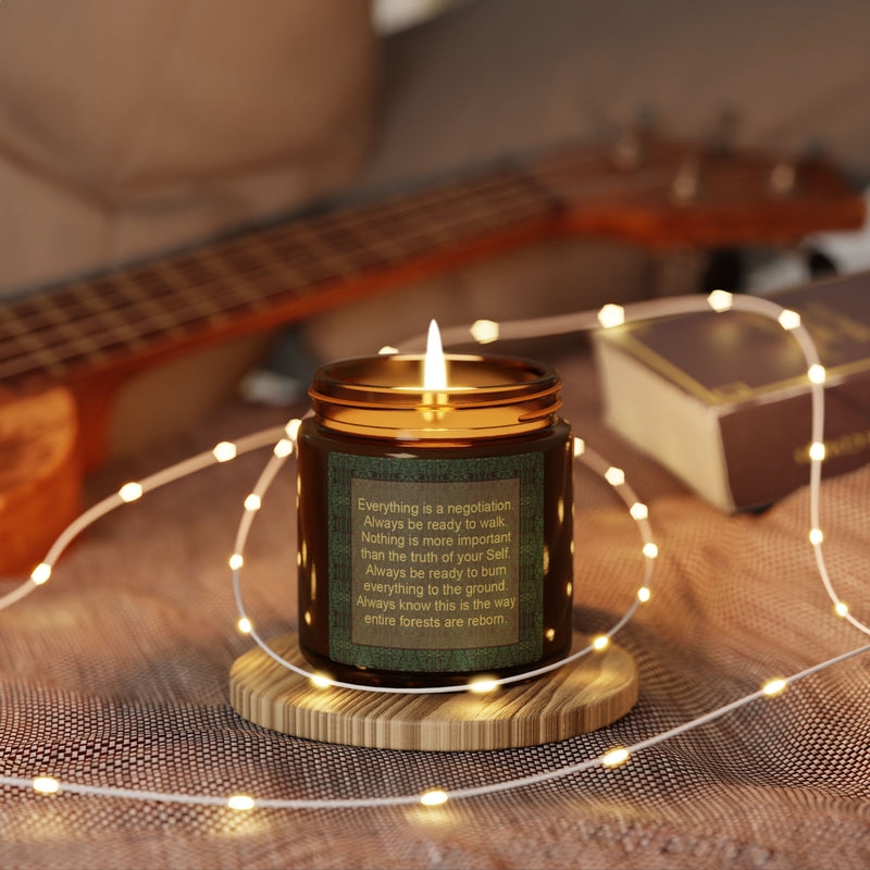 Everything Is A Negotiation Soy Candle | Black Queer Home Decor