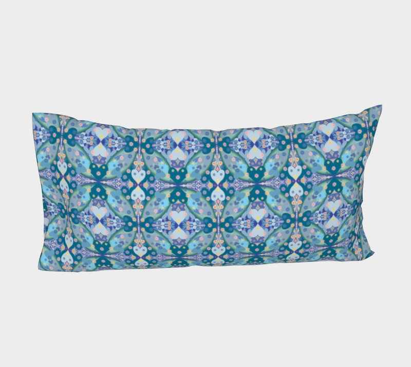 Once In A Blue Love Silk Pillow Sleeve