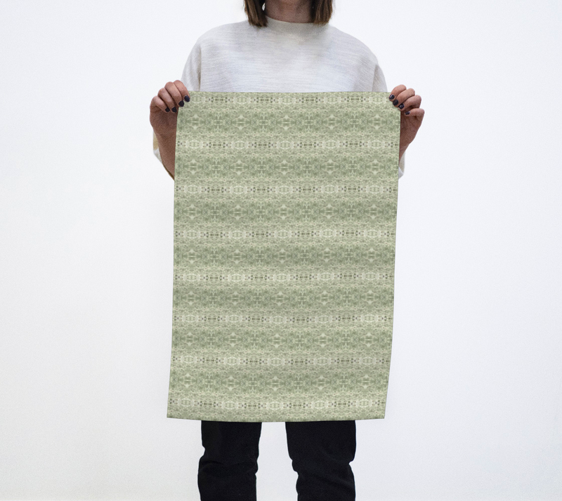 Spanish Moss Tea Towel | Afrocentric Kitchen Decor