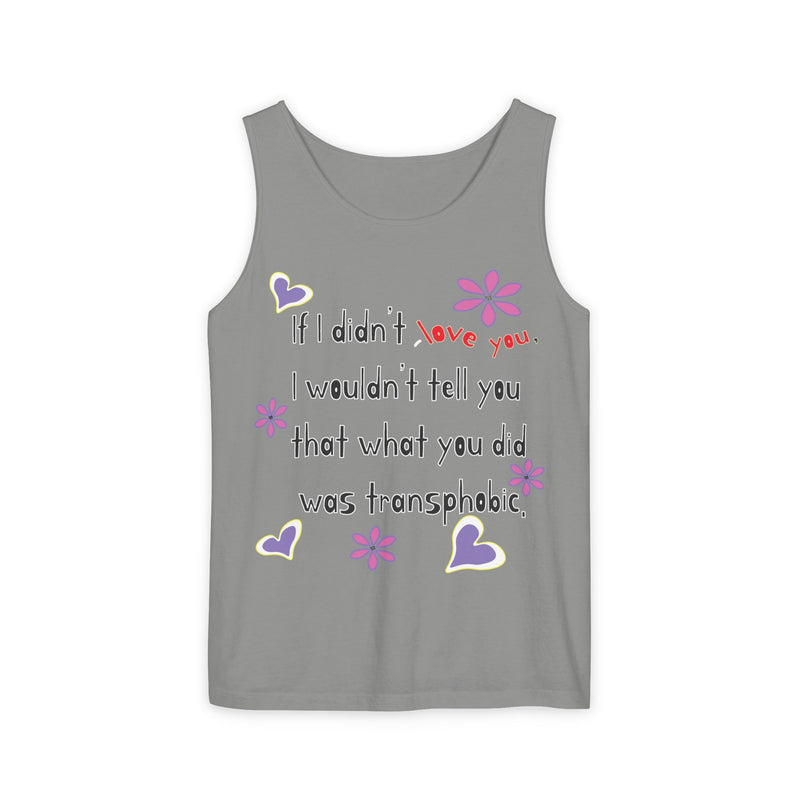 Love Wins (Anti-Transphobia) Tank Top | LGBTQ+ Pride Apparel