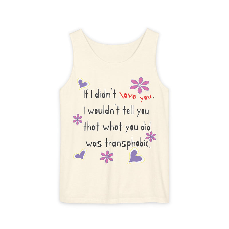 Love Wins (Anti-Transphobia) Tank Top | LGBTQ+ Pride Apparel
