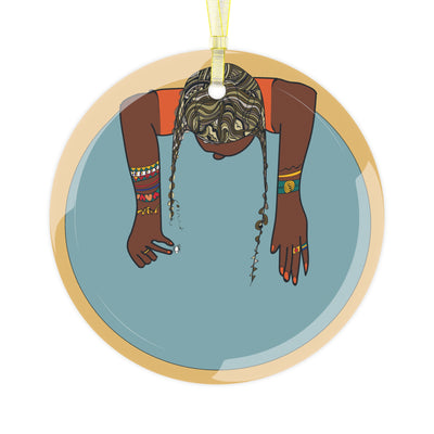 Curiosity Glass Ornament | Queer Art