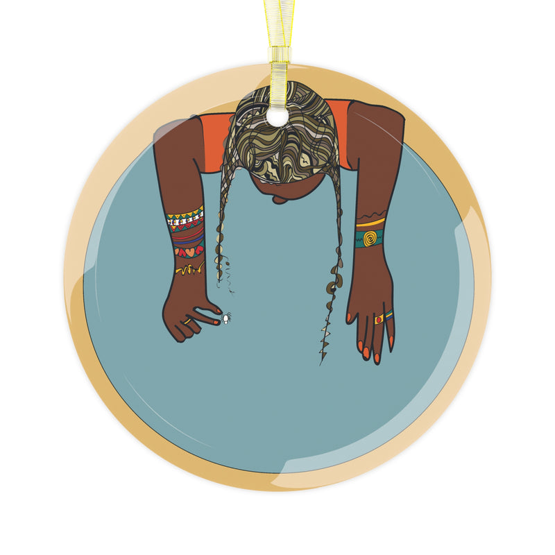 Curiosity Glass Ornament | Queer Art