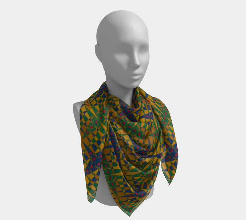 Pitti Pat To Market Square Scarf | Afrocentric Fashion