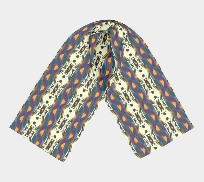 Spider Granma's Love Village Long Scarf | Afrocentric Queer Art