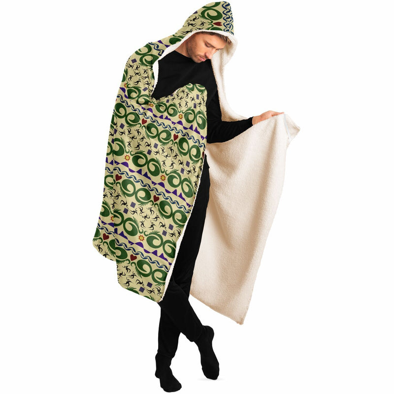 Cave Songs Hooded Blanket | Black Queer Art