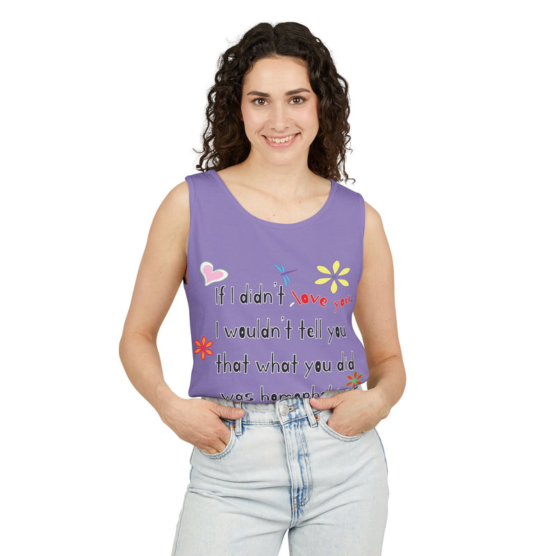 Love Wins (Anti-Homophobia) Tank Top | Queer Pride Apparel