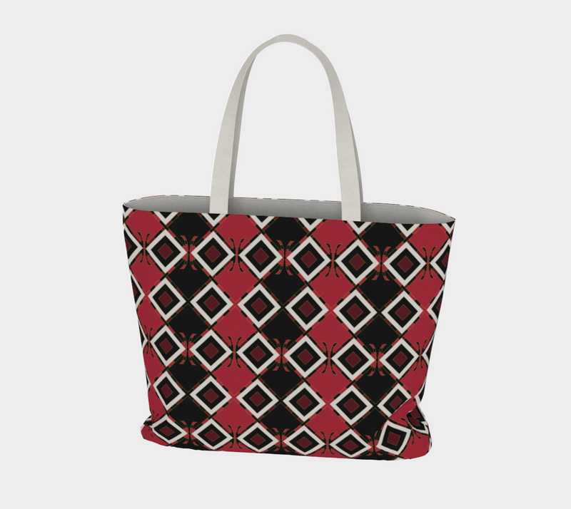 Garabato Pathways Large Tote Bag | Afrocentric Queer Art